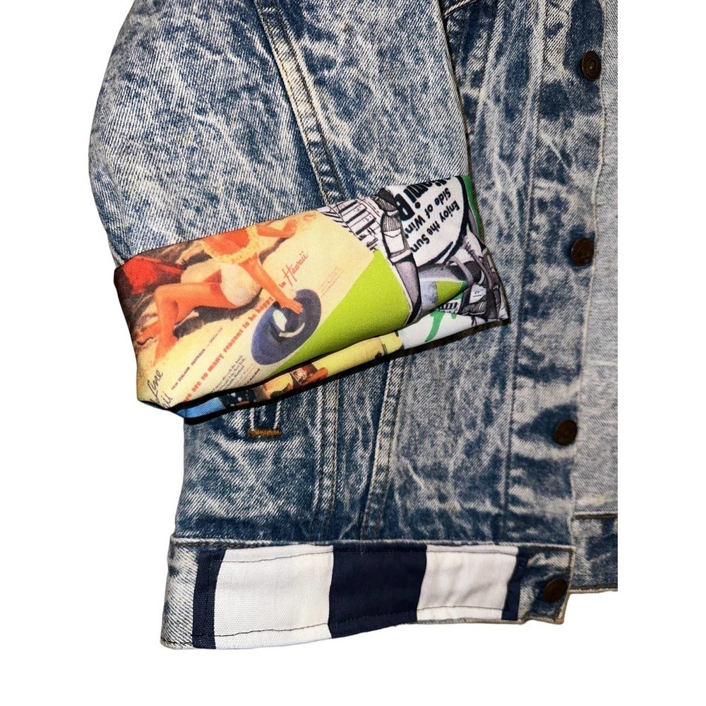 Re-Made Upcycled Vintage Levi's Patchwork Denim T… - image 2